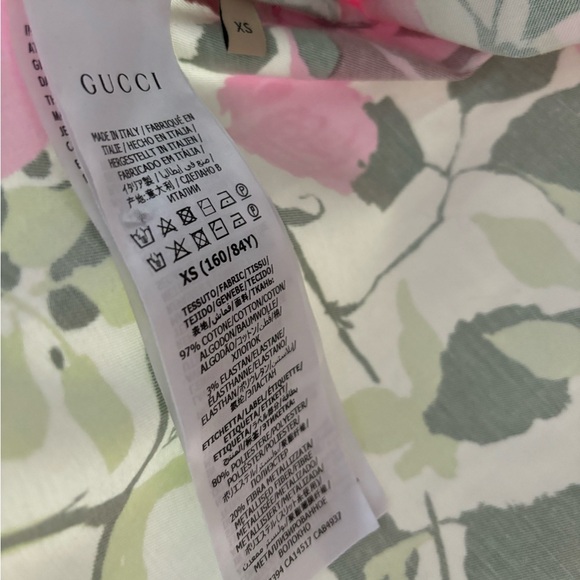 💯 Authentic Gucci Ken Scott Pullover Parka Jacket Anorak Coat Rose Floral - Picture 3 of 10